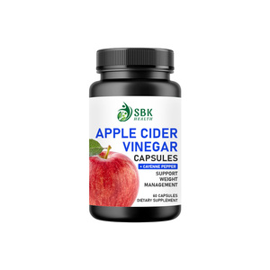 High Grade Adults Burn Belly Fat Slimming Detox Capsules Herbal <b>Supplement</b> Advanced Apple Cider Vinegar Capsules 60 Caps - Product Image 1