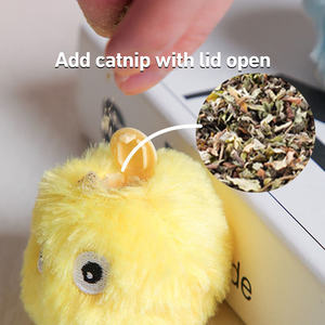 Lynpet, juguete de hierba gatera con sonido automático ecológico, divertido juguete de gato con llamada por gravedad, venta al por mayor, juguete de peluche EVA de estilo de dibujos animados - Product Image 2