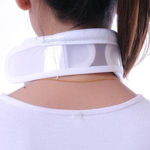 Attelle de cou réglable Ag400, support cervical blanc pour adultes et enfants, dispositif de traction manuelle, sangle de fixation - Product Image 4