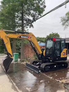 Mini-excavatrice sur chenilles d'occasion SANY SY60 de 6 tonnes, moteur EPA 2023, pour pompe Liyuan, moteur Isuzu - Product Image 3