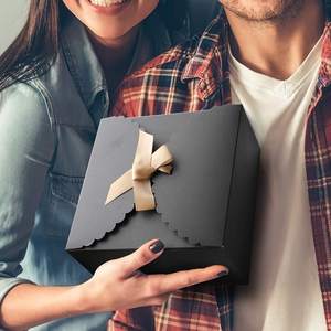 Cajas de Regalo de papel de cartón de fácil montaje para dama de honor, recuerdo de boda, caja de regalo - Product Image 1