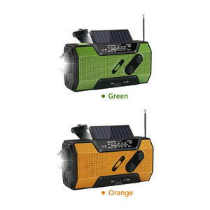 <span class=keywords><strong>Radio</strong></span> Portátil de Emergencia para Exteriores con Manivela Solar y Batería de Litio 18650 de 2000 mAh, <span class=keywords><strong>Radio</strong></span> <span class=keywords><strong>FM</strong></span> de Manivela - Product Image 3
