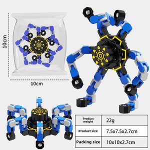 Transformable Fidget Spinners Stress Relief Sensory Toys Fingertip Gyros Spinner Party Favors for ADHD Autism Kids Adults - Product Image 6