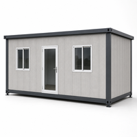 Maison mobile préfabriquée, bâtiment à ossature métallique portable pour logement temporaire