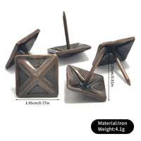 Grands clous à tête bombée pour la décoration intérieure, accessoires de mobilier carrés en métal, pièces spéciales pour sacs