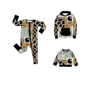 0-8T Bio-Western-Bambus Baby-Strampler Großhandel Kleinkinder Jungen und Mädchen Jumpsuits Baby-Bodys Rompers - Product Image 1