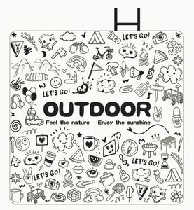 Foldable <b>Waterproof</b> Square Mat Thickened Chunyafang Outdoor Camping Beach <b>Blanket</b> Portable Carry Strap for <b>Picnic</b> Park - Product Image 1
