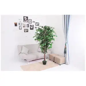 Bloemen Kunstplanten Simulatie Potbomen Ficus Kokospalm Huisdecoratie Rekwisieten Display Kunstplant