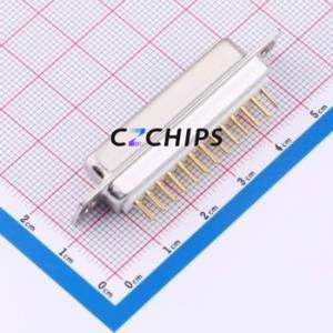 X0225FC2W1 D-Sub/VGA Connector Through hole Component (THT) Connector Standard D-Sub Female 25P Through Hole - Product Image 2