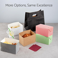 Cajas Rectangulares para Llevar Comida, Cajas de Cartón Blancas para Almuerzo, Cajas de Papel para Comida Rápida, Cajas para Pollo Frito