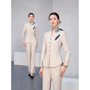 Hotel Uniform Suit Jacket Long Sleeve Slim Fit Professional Workwear Spring 2026 - Product Image 1