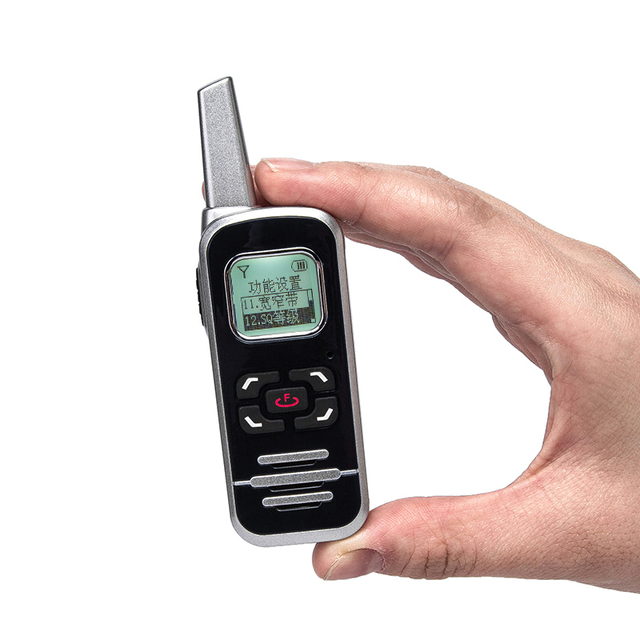 Walkie Talkie Manufacturer From China 2W Mini Size and Lightweight UHF Two Way Radio One Way Walkie Talkie