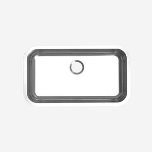 Fregadero único de acero inoxidable, fregadero de cocina profundo, 304 - Product Image 2