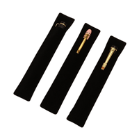 Trousse à crayons longue et souple avec fermeture à boucle 15*5cm, sac cadeau fantaisie personnalisable avec marque