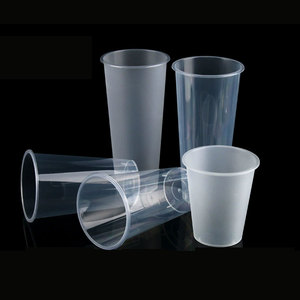 Manufacturer Pp Injection 90mm 95mm Diameter <b>Plastic</b> <b>Cup</b> Commercial Disposable Juice Cold <b>Drink</b> With Arch Cover <b>Plastic</b> <b>Cup</b> - Product Image 5