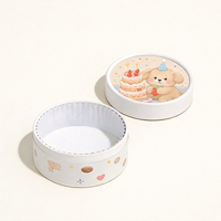 Boîte en carton cylindrique personnalisée, papier d'emballage pour gâteau, emballage personnalisé pour gâteau, boîtes rondes pour mini cupcakes, cheesecakes