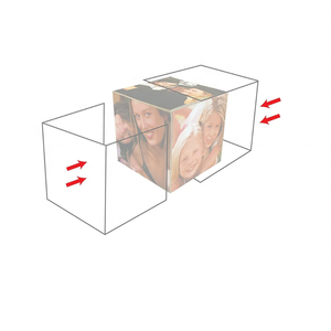 3.5x3.5 rõ ràng Acrylic ảnh Cube Khung 4 mét dày lụa màn hình in HC thương hiệu vuông bán buôn - Product Image 4