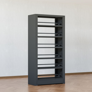 Estantería de Acero Minimalista con Marco Abierto, Estante Metálico para Estudio, Oficina, Exhibición, Librería, Biblioteca - Product Image 3