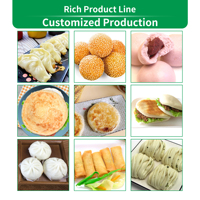 Bocadillos tradicionales chinos dumplings congelados de cerdo 20g