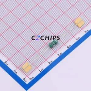 Inductor de Anillo de Color AL0510-100K / Componente de Orificio Pasante (THT), D5xL11mm 10uH 10% 750mA 450mOhm - Product Image 1