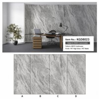 Panneaux muraux 3D classiques en WPC imperméables et ignifuges, faciles à installer, avec design marbre pour cuisine et salle de sport