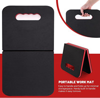Tapis de genouillère portable en mousse EVA gaufrée haute densité, imperméable et pliable, pour réparation automobile en extérieur, coussin de protection