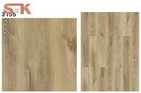 Revêtement de sol LVT en PVC souple, résistant à l'usure, ignifuge, sans formaldéhyde, 2,0 mm, 3,0 mm, imitation bois, pour bureaux commerciaux