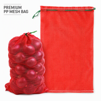Sacs en filet Leno de 5 kg et 50 kg, sacs en plastique, sacs d'emballage, sacs respirants en PP tissé pour pommes de terre, ail et produits agricoles
