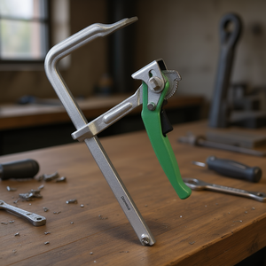 Quick Action Lever Clamp 300mm Steel Bench Vise Clamping <b>Tool</b> - Product Image 3