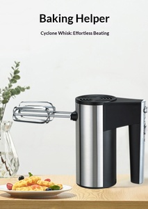 Batteur Électrique Silencieux Multifonctionnel 5 Vitesses CX-6629 - Fouets en Acier Inoxydable pour <span class=keywords><strong>la</strong></span> Pâtisserie Maison, <span class=keywords><strong>la</strong></span> Préparation de Gâteaux et <span class=keywords><strong>la</strong></span> Fouettée de Crème - Product Image 6