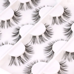 Wholesale Cashmere 8-25mm <b>Lash</b> Extensions Matte Black Velvet Volume <b>Individual</b> Eyelashes Plastic Cotton Band Tray - Product Image 2