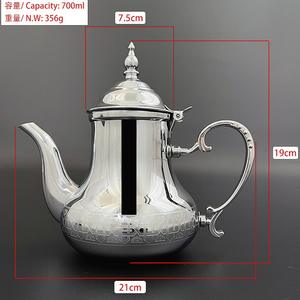 <span class=keywords><strong>Théière</strong></span> <span class=keywords><strong>marocaine</strong></span> moderne bouilloire de restaurant gravée arabe petite chaudière à eau en métal pour camping maroc <span class=keywords><strong>théière</strong></span> - Product Image 6