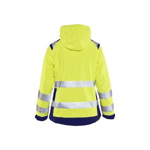 BLAKLADER-Chaqueta de concha de alta visibilidad para mujer 490419873389M Amarillo/Azul marino-EAN 7330509505595 ROPA DE TRABAJO DE LA HI-VIS - Product Image 2