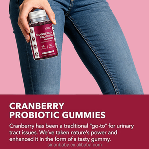 Probióticos Femeninos de la Mejor Calidad, Gomitas de Arándano, 1 Billón de Unidades de Lactobacillus para la Salud del Tracto Urinario, pH, Sin Gluten - Product Image 6