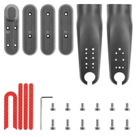 Kit de Cubierta de Horquilla Delantera para Patinete Eléctrico Xiaomi M365 1S Pro Pro2, Cubierta Protectora de Horquilla, Reflector, Piezas de Repuesto