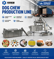 Machine de fabrication de friandises pour chiens multicolores, directement de l'usine |   Ligne d'extrusion pour friandises à mâcher pour chiens en forme d'os/bâton/torsion avec remplissage central |