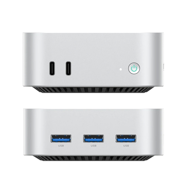 Intel N100 Mini Pc 12GB LPDDR5 128GB SATA SSD Desktop Mini Study Computer for Windows 11 Pro