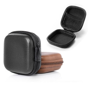 Sac en cuir petit et populaire pour ranger les reçus, sac de voyage portable, organiseur numérique avec étui pour écouteurs en EVA avec mousse - Product Image 2