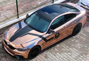 <span class=keywords><strong>Film</strong></span> d'emballage vinylique extensible de haute qualité pour voiture, autocollant Rose, or, bleu, <span class=keywords><strong>noir</strong></span>, rouge, miroir, chromé, 11 couleurs - Product Image 4