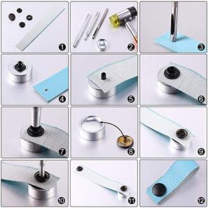 Verschluss Mattschwarze Druckknöpfe Edelstahl Rostfreie Press bolzen befestigungen für Haustier halsbänder Outdoor Gear Marine Boat Bags - Product Image 6