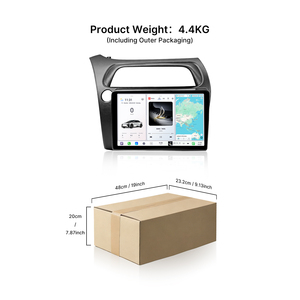 Autoradio Android Youducar 9,5 pouces avec lecteur DVD et navigation pour Honda Civic 2006-2011, CarPlay sans fil, Android Auto, DSP - Product Image 3
