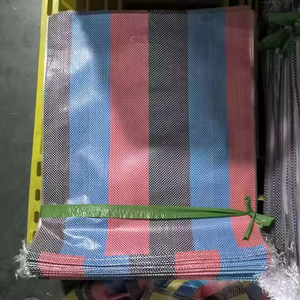 Bolsas tejidas a rayas PP de 25kg y 50kg, superventas, duraderas, resistentes para alimentación, harina de soja, fertilizante, harina, impresión Offset, sellado térmico - Product Image 4