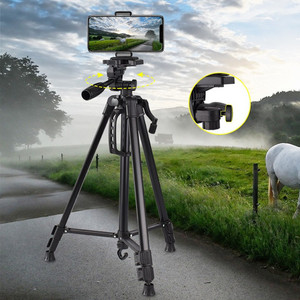 <b>Portable</b> Tripod 140cm Height Aluminum Alloy Twist <b>Lock</b> For Phone Photography Travel Use - Product Image 2