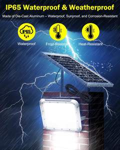 Wholesale Outdoor Lens Super Brightness High Output LED 60w IP65 Wall Light Solar Flood - Product Image 5