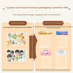 Étiquettes Adhésives Personnalisées Multi-formes, Thème Alien Dessin Animé, PVC Transparent, Marchandises Thème Célébrités, Impression DIY sur Demande, Rondes - Product Image 3