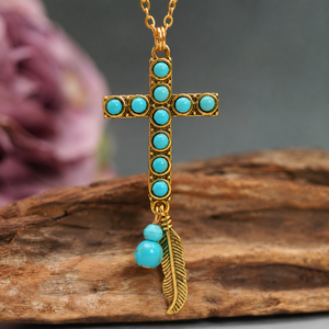Collana esagerata con foglia a forma di piuma, regalo retrò da donna per feste - Product Image 6