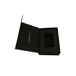 กล่องกระดาษแข็งสีดำสนิทสำหรับบรรจุน้ำหอมขวด 30 มล. - Product Image 4