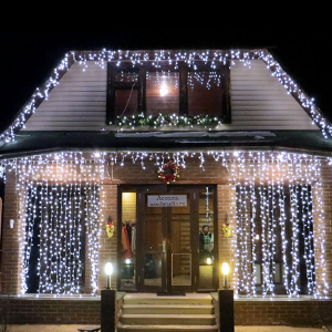 <span class=keywords><strong>Guirlande</strong></span> lumineuse de <span class=keywords><strong>Noël</strong></span> en forme de rideau de glace, <span class=keywords><strong>guirlande</strong></span> féerique, <span class=keywords><strong>guirlande</strong></span> lumineuse tombante pour jardin, rue, décoration extérieure, Nouvel An, mariage, fête - Product Image 3