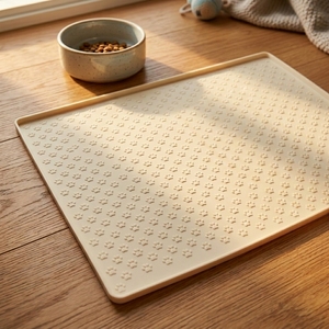 Pet Placemat <b>Dog</b> Food <b>Bowl</b> Mat Cat Feed Mat Cat <b>Dog</b> Drinking Feeding Placemat Silicone Waterproof Pet <b>Bowl</b> Pad Feeder Mats - Product Image 5