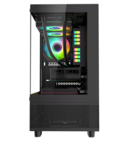 AntarcChill Factory Popular Computer Case Gaming Motherboard Support Water Cooling Wholesale Pc Customized Case with LED Fan